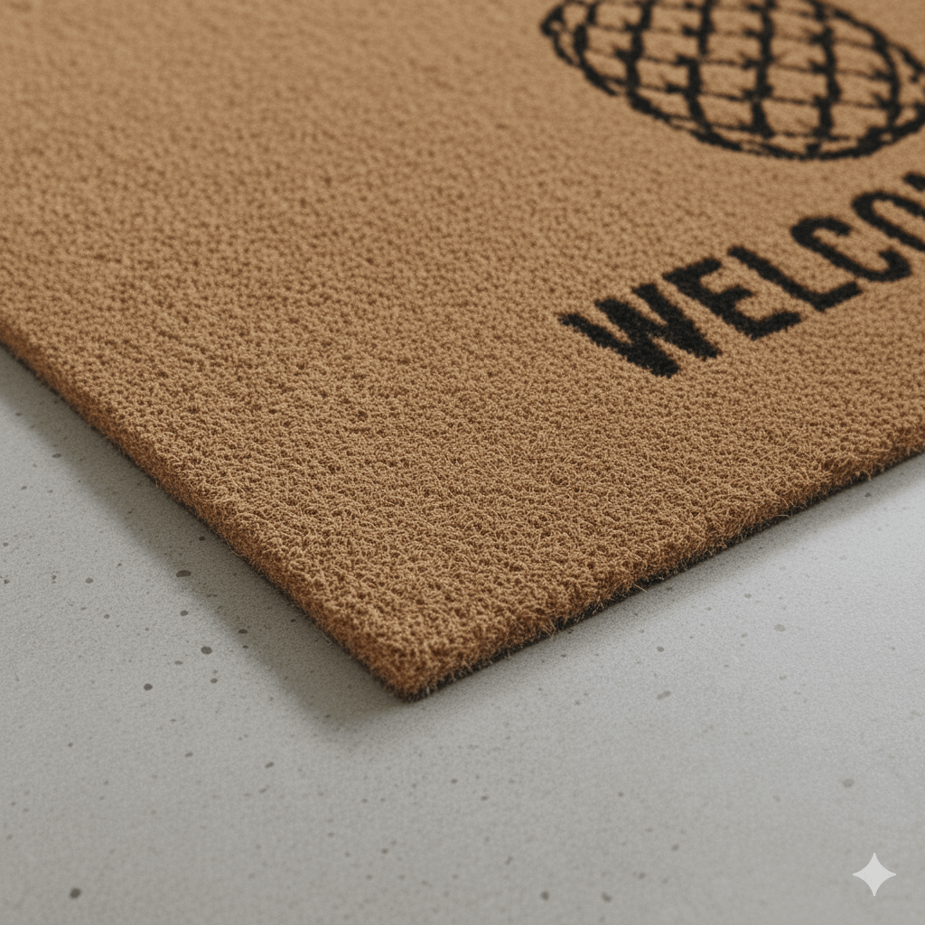 Natural Coir Logo Entrance Mats